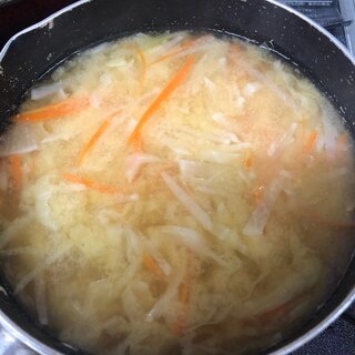 味噌汁で野菜摂取♪